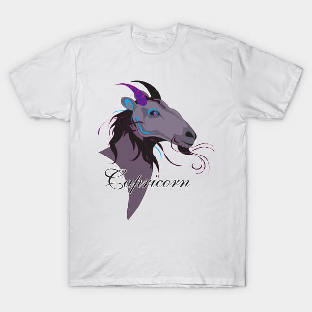 Starlight Capricorn T-Shirt by The Cuban Witch